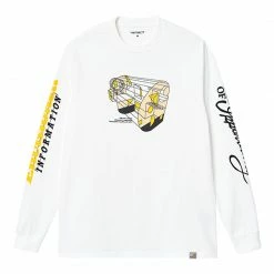 CARHARTT L/S LIVING T-SHIRT - WHITE NEW ARRIVALS