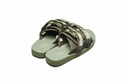 SUICOKE MOTO-CAB OLIVE SNEAKERS