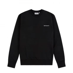 CARHARTT - SCRIPT EMBROIDERY SWEATSHIRT BLACK