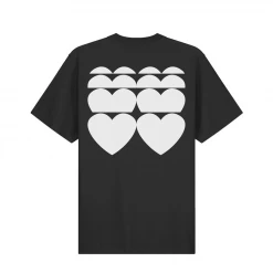 ARTE - HEART TEE BLACK NEW ARRIVALS