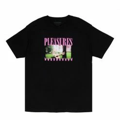 PLAYBOY X PLEASURES - SWING T-SHIRT BLACK NEW ARRIVALS