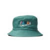 PARRA - COLORED LIGHTING LOGO BUCKET HAT GREEN
