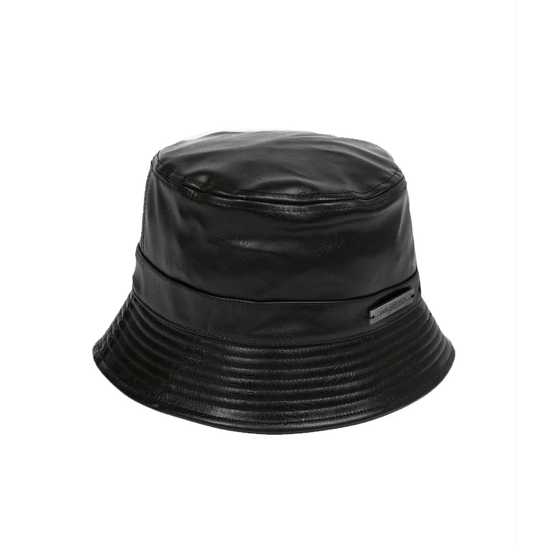 Wastedparis WASTED PARIS WM BUCKET HAT LULA LEATHER BLACK NEW ARRIVALS 3 Wastedparis WASTED PARIS WM BUCKET HAT LULA LEATHER BLACK NEW ARRIVALS