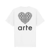 NEW ARRIVALS ARTE- TZARA HEART TEE WHITE