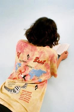 JUNGLESJUNGLES JUNGLES JUNGLES GLOBAL UNION TIE DYE SS TEE APPAREL