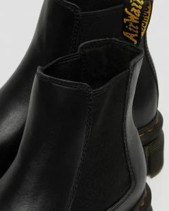 Dr.martens NEW ARRIVALS DR. MARTENS AUDRICK NAPPA LEATHER PLATFORM CHELSEA BOOTS