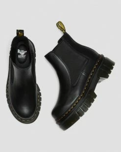 Dr.martens NEW ARRIVALS DR. MARTENS AUDRICK NAPPA LEATHER PLATFORM CHELSEA BOOTS