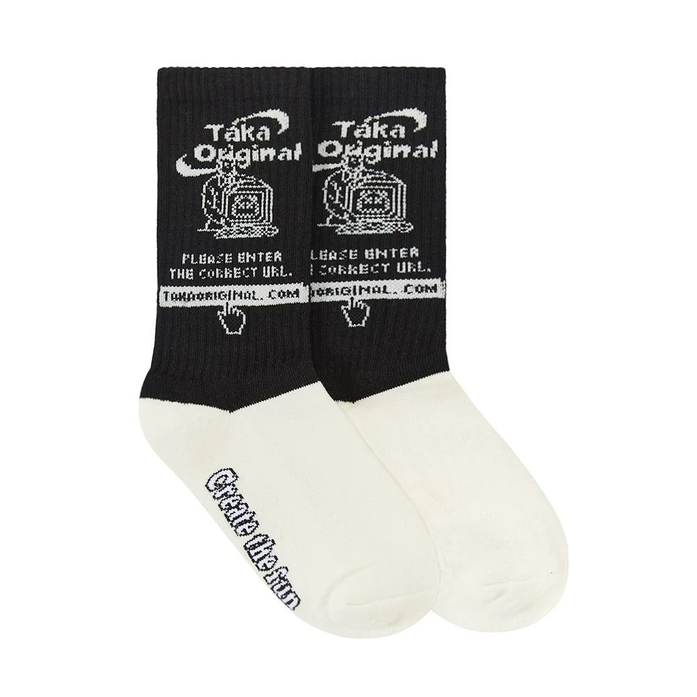 TAKA ORIGINAL MOODY BOB RETRO SOCKS 6 TAKA ORIGINAL MOODY BOB RETRO SOCKS