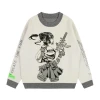 TAKA ORIGINAL [ ETERNET 001 ] ANIME GIRL KNIT JUMPER CREAM NEW ARRIVALS