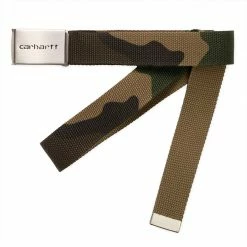 CARHARTT CLIP BELT CHROME - CAMO LAUREL