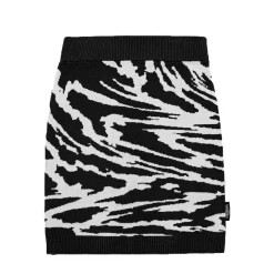 WASTED PARIS - WOMAN HARVEY KNIT ALLOVER BLACK/WHITE