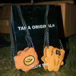 TAKA ORIGINAL DAISY FLORAL FLEECE CROSSBODY BAG