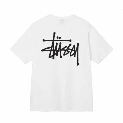 Stüssy NEW ARRIVALS STUSSY BASIC TEE WHITE