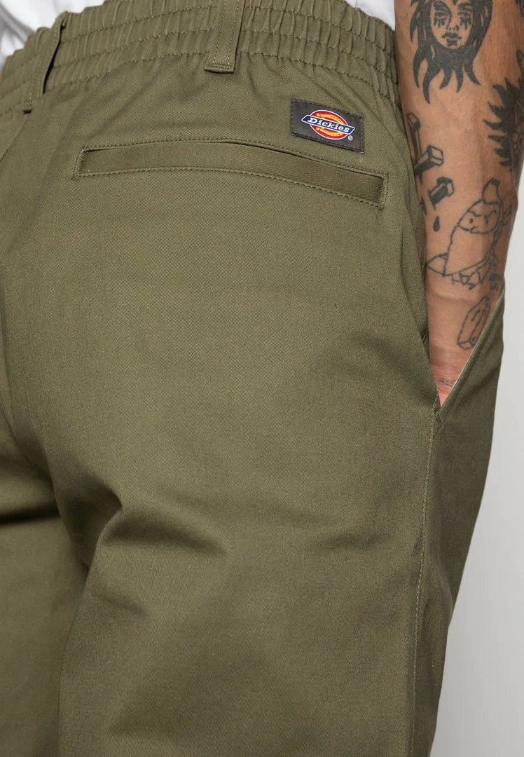 DICKIES TWILL JOGGER CHINO MILITARY GREEN NEW ARRIVALS 4 DICKIES TWILL JOGGER CHINO MILITARY GREEN NEW ARRIVALS