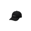 NEW ARRIVALS CARHARTT WIP - CANVAS SCRIPT CAP BLACK/WHITE