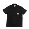 NEW ARRIVALS CARHARTT - MASTER SHIRT BLACK
