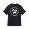 Stüssy NEW ARRIVALS STUSSY - RASTA DOT PIG. DYED TEE BLACK