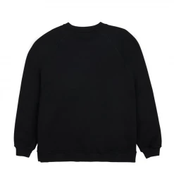 NEW ARRIVALS PLEASURES - PERMANENT CREWNECK BLACK