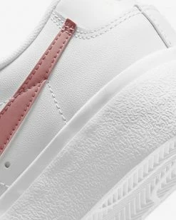 NIKE BLAZER LOW PLATFORM WHITE/PINK GLAZE