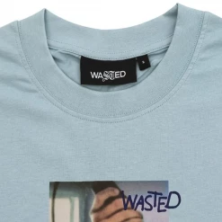 WASTED PARIS - T SHIRT DEATH OR GLORY AIR BLUE