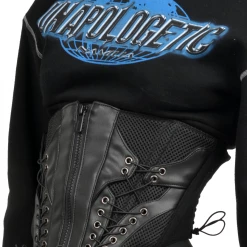 NEW ARRIVALS NAMILIA - UNAPOLOGETIC DETACHABLE CORSET HOODIE