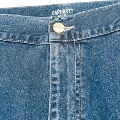 NEW ARRIVALS CARHARTT RUCK SINGLE KNEE PANT COTTON NORCO BLUE DENIM