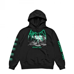 WASTED PARIS - FEAR HOODIE BLACK NEW ARRIVALS