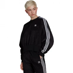 NEW ARRIVALS ADIDAS - SWEATSHIRT BLACK