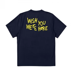 WASTED PARIS - T SHIRT WISH YOU NAVY NEW ARRIVALS