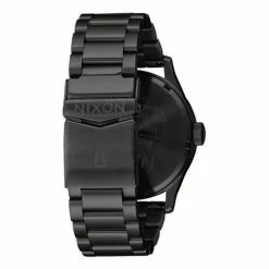 NIXON SENTRY SS 42 MM ALL BLACK / SILVER LUM
