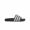 ADIDAS ADILETTE CORE BLACK SNEAKERS
