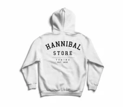 Hannibal Store HANNIBAL CLASSIC HOODIE WHITE