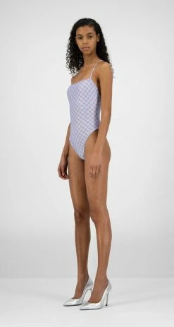 DAILY PAPER KALO SWIMSUIT BLUE RED APPAREL