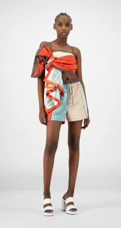 APPAREL DAILY PAPER RED CHAMPAGNE KANDE TOP