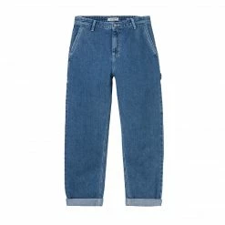 CARHARTT W'PIERCE PANT BLUE STONE WASHED APPAREL
