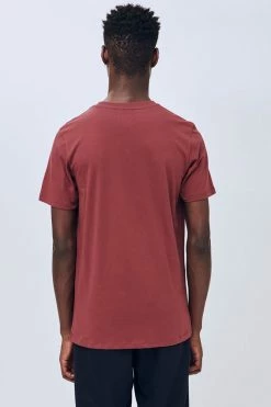 APPAREL SOULLAND CHUCK T-SHIRT BURGUNDY
