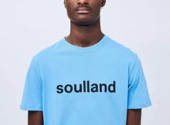 APPAREL SOULLAND CHUCK T-SHIRT LIGHT BLUE