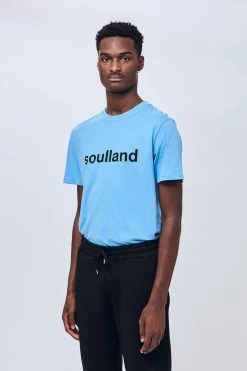 APPAREL SOULLAND CHUCK T-SHIRT LIGHT BLUE