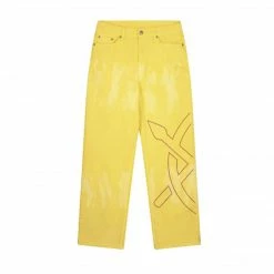 APPAREL DAILY PAPER YELLOW KARESH PANTS