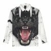 DAILY PAPER LAIR LS SHIRT WHITE PANTER APPAREL
