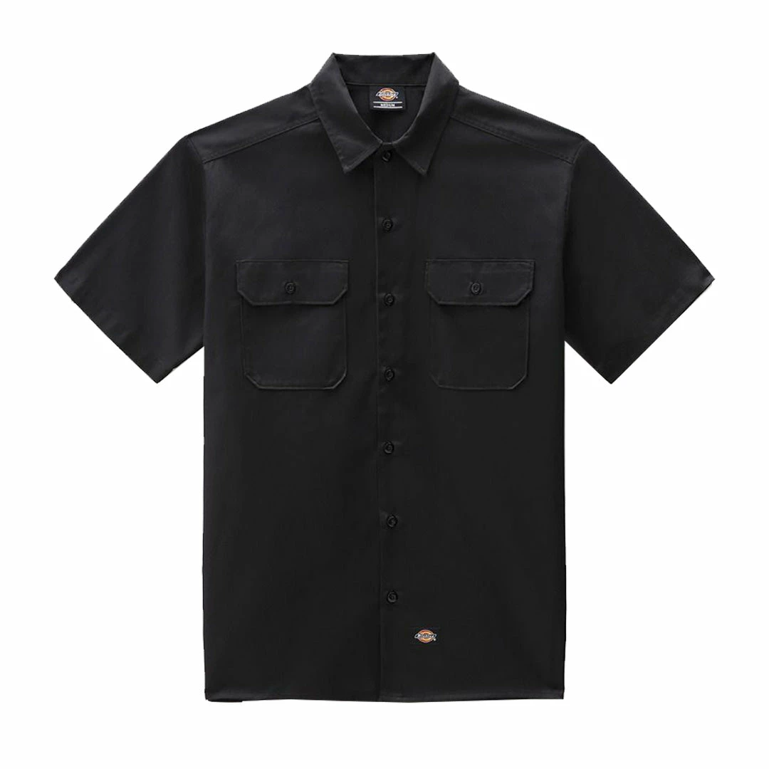 DICKIES S/S WORK SHIRT BLACK NEW ARRIVALS 3 DICKIES S/S WORK SHIRT BLACK NEW ARRIVALS