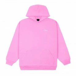 DIME CLASSIC SMALL LOGO HOODIE LIGHT PINK