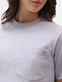 DICKIES WOMEN SS PORTERDALE CROP LILAC GRAY