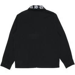 PLEASURES SLASHER WORK JACKET BLACK APPAREL