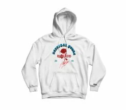 HANNIBAL SPECIALS HANNIBAL STORE HOPELESS ROMANTIC HOODIE WHITE