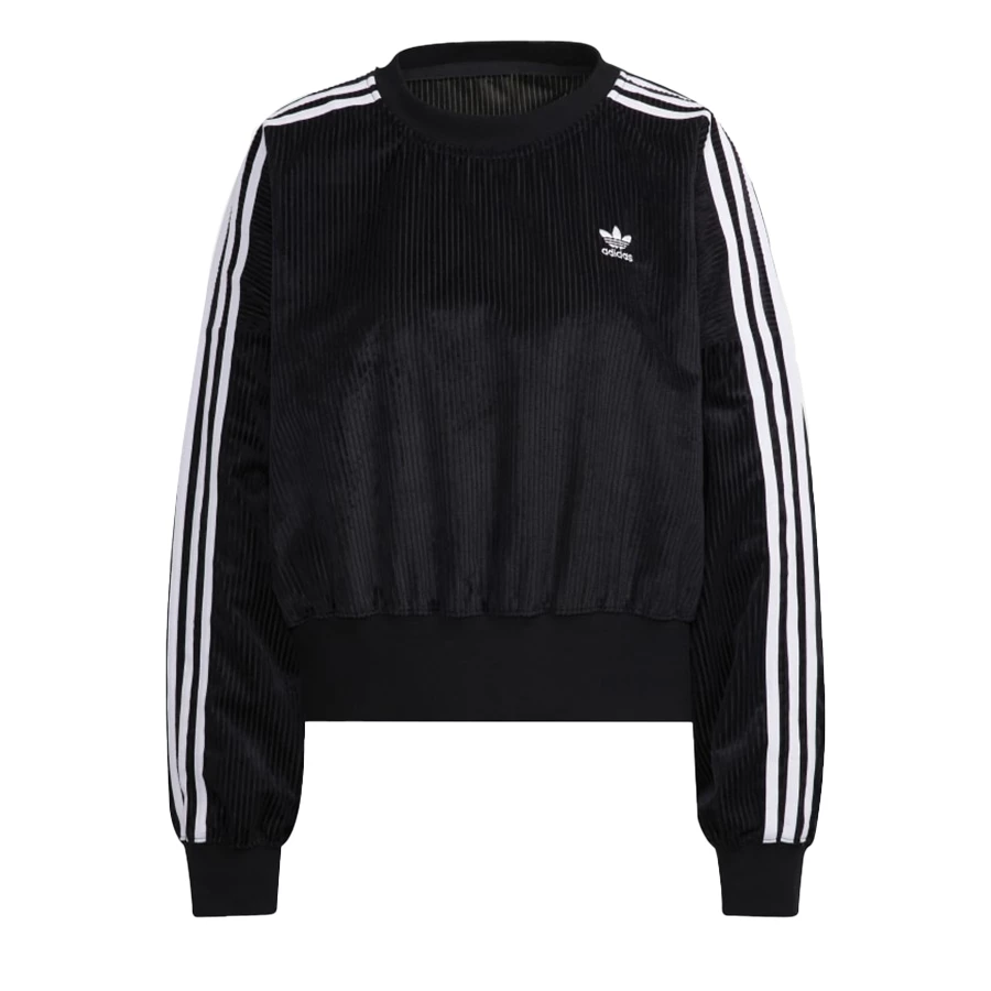 NEW ARRIVALS ADIDAS CORDED VELOUR OVERSIZE SWEATSHIRT