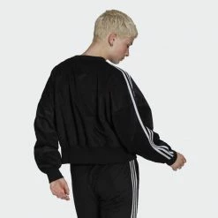 NEW ARRIVALS ADIDAS CORDED VELOUR OVERSIZE SWEATSHIRT