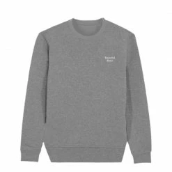 HANNIBAL STORE - CREWNECK GOTHIC LOGO GREY NEW ARRIVALS