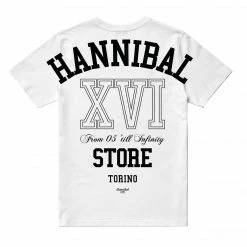 HANNIBAL STORE 16th ANNIVERSARY T-SHIRT WHITE