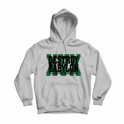 APPAREL DESTROY BABYLON ANIMAL SUFFERING MUST END HOODIE GREY